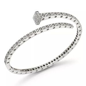 Roberto Coin 18K Pois Moi Chiodo Diamond Bangle